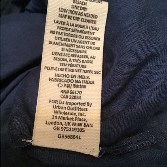 Free People Basketweave Long Sleeve MIdi Dress Blue - Picture 9 of 9